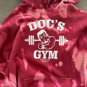 Vintage gym hoodie